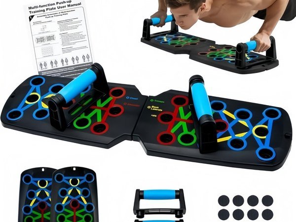 Foldable Push-Up Board System