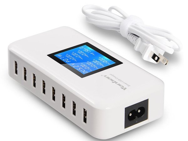 Multi-Port USB Charging Station, 8 Port
