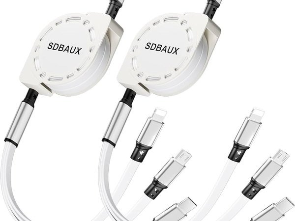 Retractable 3-In-1 Charging Cable