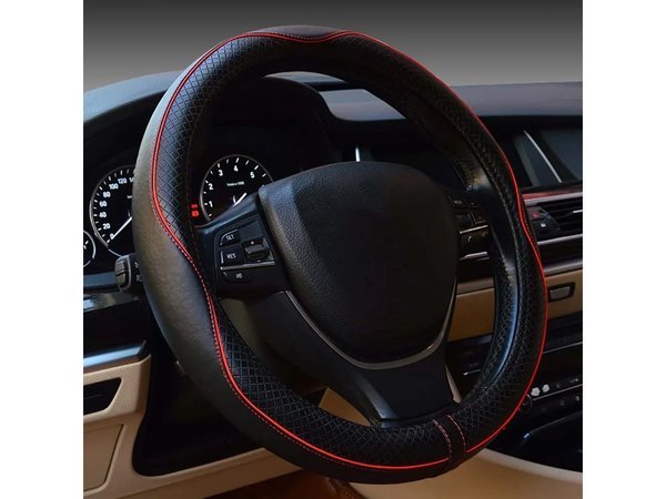 Steering Wheel Cover, Leather Grip