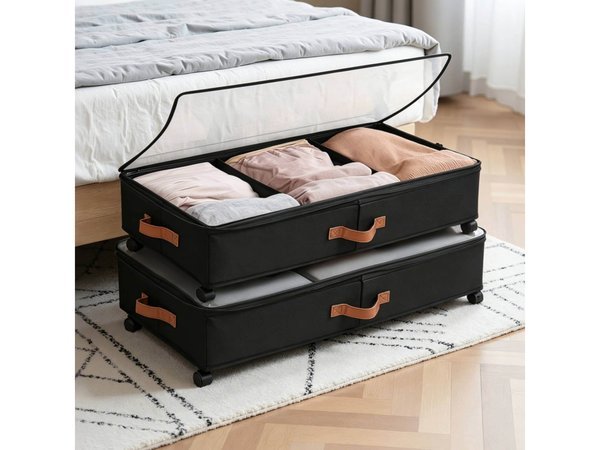 Under-Bed Storage Containers, Set Of 2