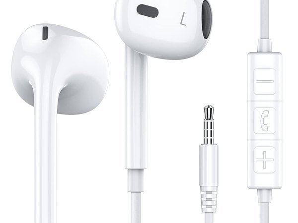 Wired Earphones With Microphone, Bulk Pack